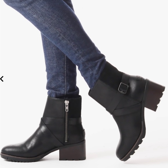 SOREL CATE BUCKLE WATERPROOF BLACK BOOT Size: 8 - Picture 7 of 7